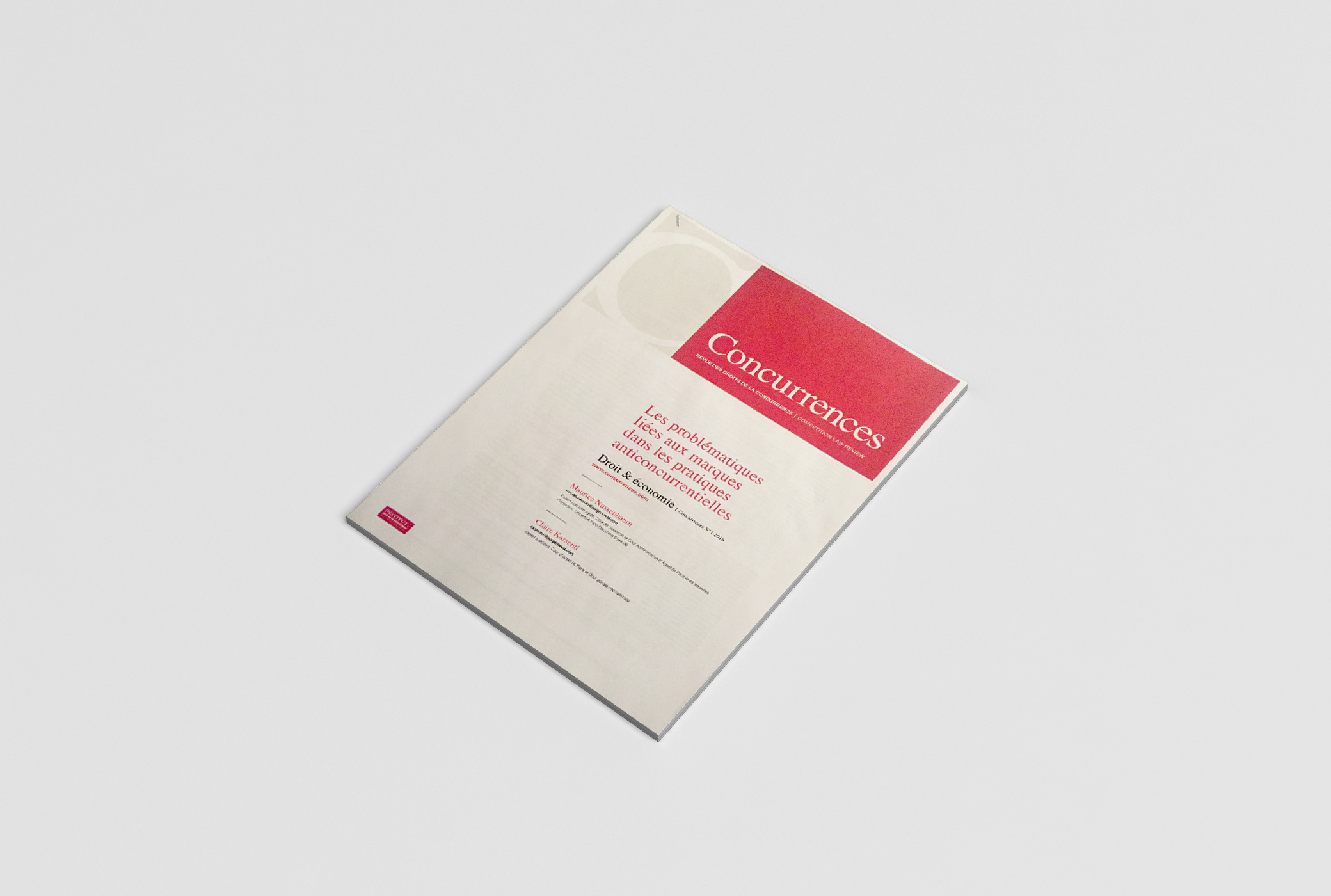 Concurrences Journal – Issues relating to trade marks in anti-competitive practices