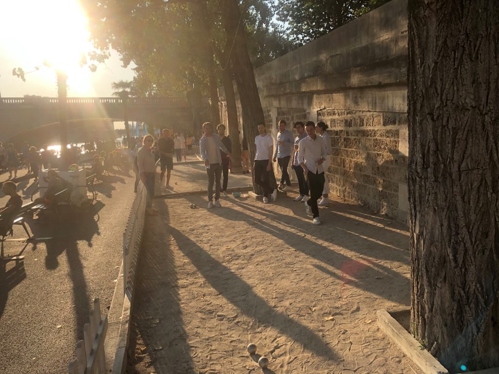 Apéro – Pétanque sur les quais pour toute l’équipe Sorgem Evaluation