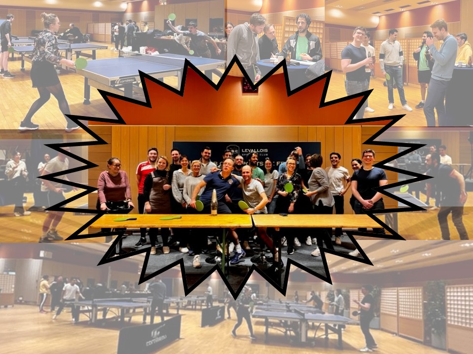 Soirée ping-pong pour toute l’équipe de SORGEM