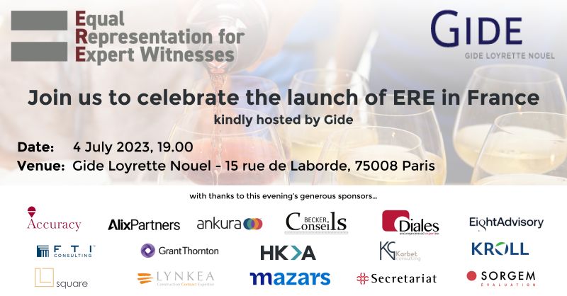 Sorgem Evaluation est fière de soutenir l’initiative Equal Representation for Expert Witnesses (ERE) tout juste lancée en France