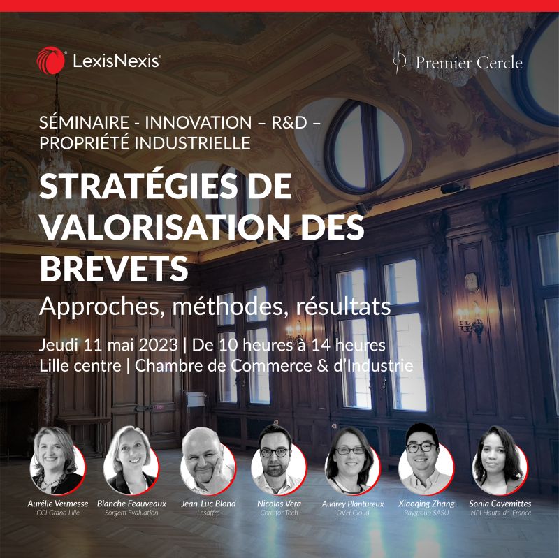 Conférence à la CCI de Lille sur les Stratégies de Valorisation des Brevets