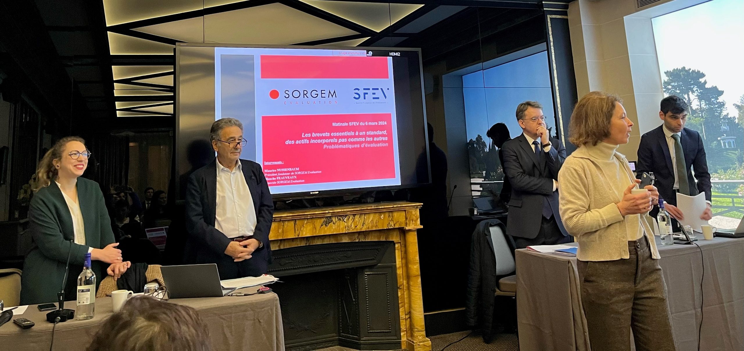 Morning session: “Essential patents for a standard: intangible assets unlike any others”