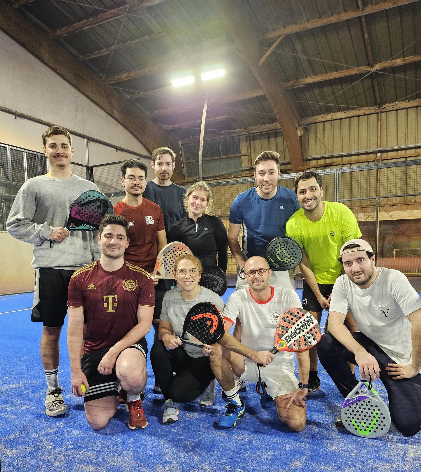 Padel evening for some of the SORGEM team